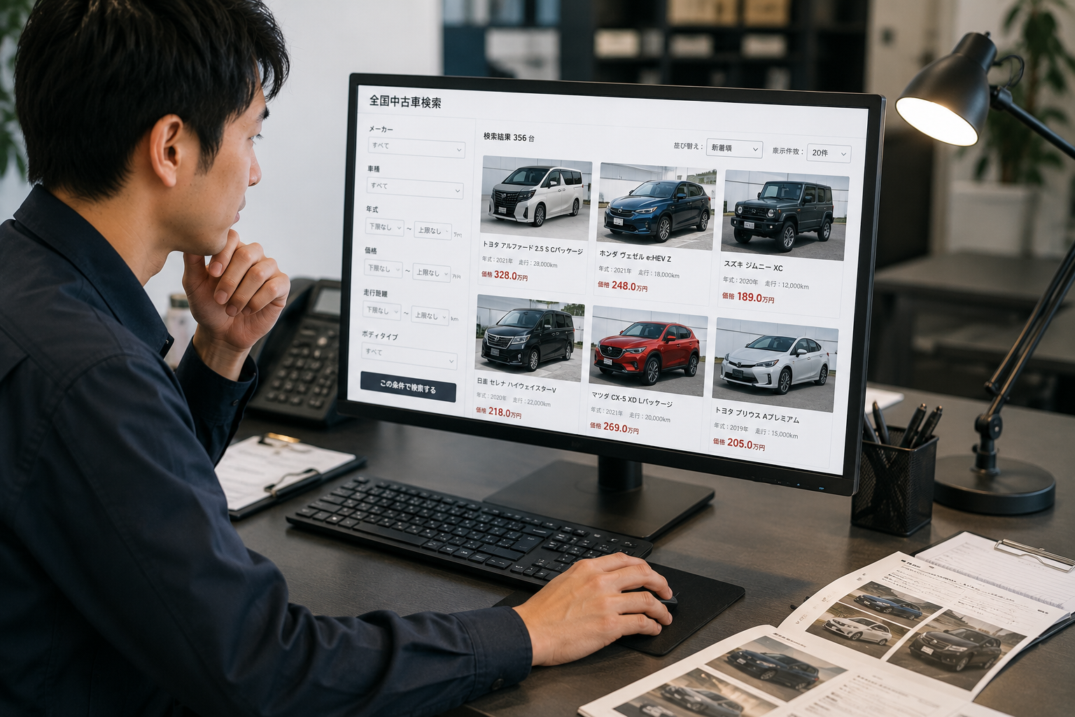 ご希望の車をお探しします