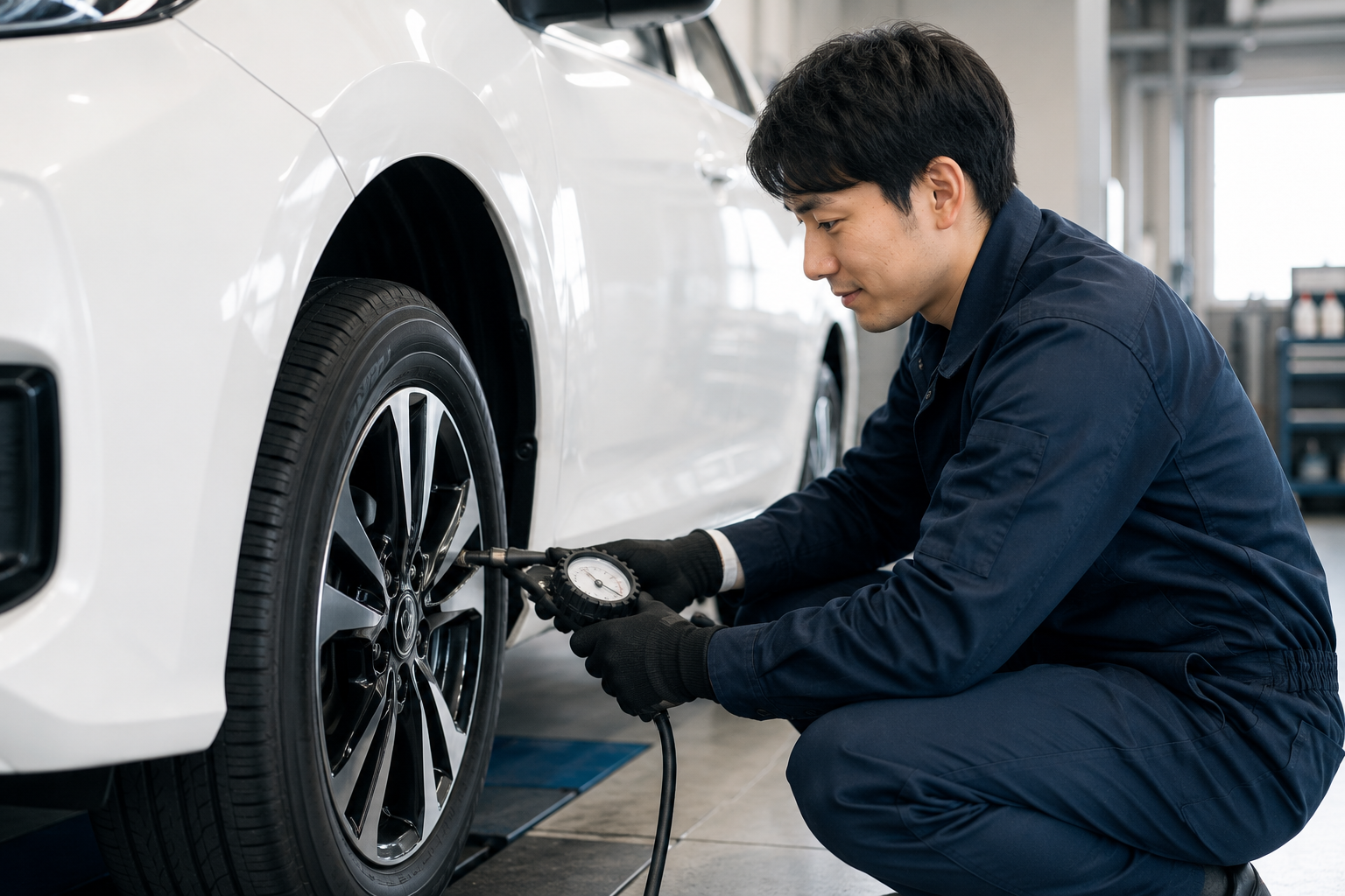 納車準備